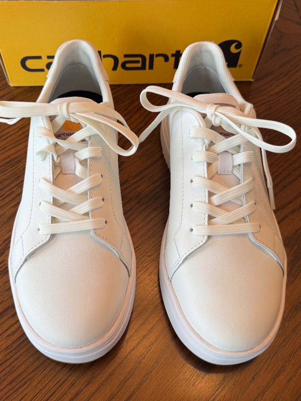 Carhartt Detroit White Leather Sneakers - Women's 8.5